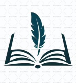 Offenes Buch und Feder